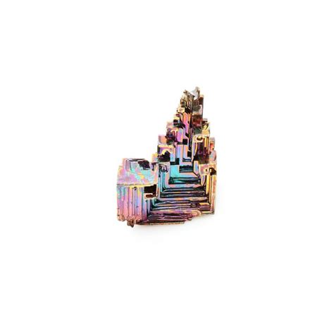 Bismuth Crystal Rainbow Bismuth Xxl Crystal Cluster Display Specimen