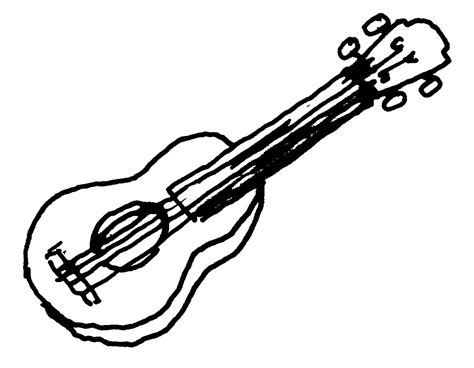 Guitar Black And White Guitar Clip Art Images Wikiclipart