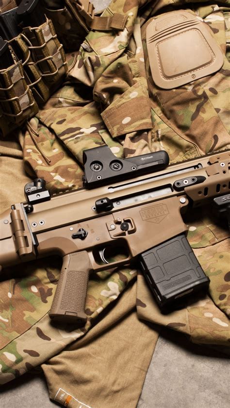 Wallpaper Fn Scar Assault Rifle Modular Rifle Fn Herstal Hand