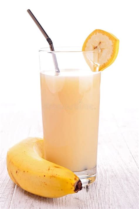 Banana Juice Stock Image Image Of Background Refreshment 31586681