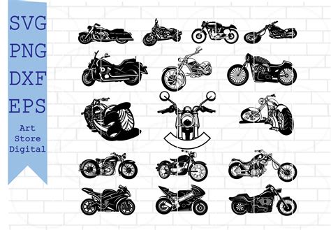Motorcycle Svg Bundle Graphic By Artstoredigital · Creative Fabrica