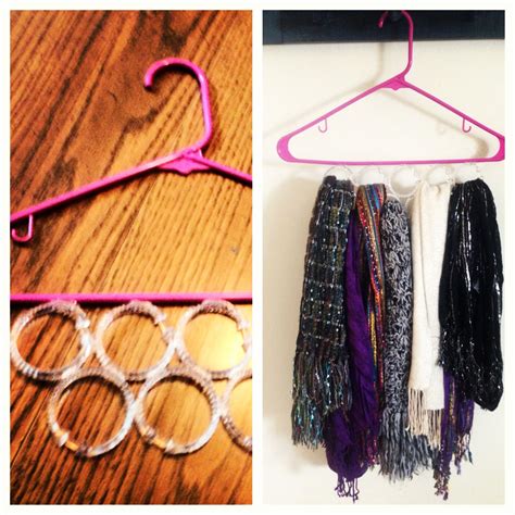 Diy Scarf Hanger Diy Scarf Hanger Diy Scarf Craft Ts