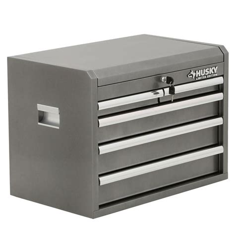 Husky 26 In W 5 Drawer Chest Metallic Silver H5ch2leg The Home