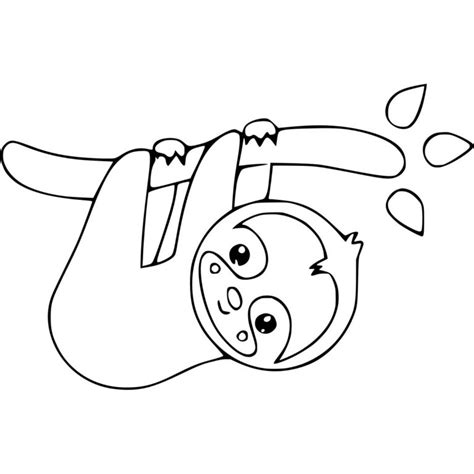 Sloth Coloring Sheets For Kids Coloring Pages