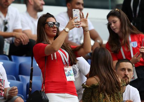 World Cup 2018 Wags Take Their Seats To Cheer On England During