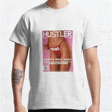 Hustler Magazine Cover Jan 1996 T Shirt For Sale By Thepinq