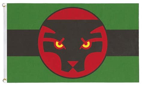 16 Scale “black Panther” Wakanda Flag One Sixth Scale King