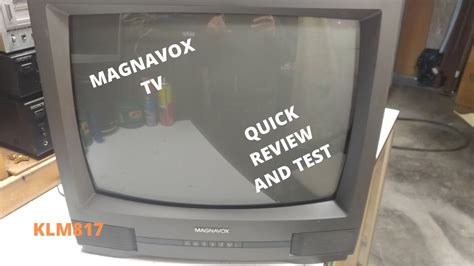 Magnavox 19 Inch TV Quick Review And Test YouTube