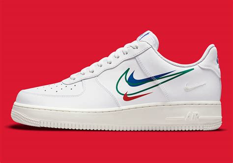 Nike Air Force 1 Multiple Swoosh Airforce Military