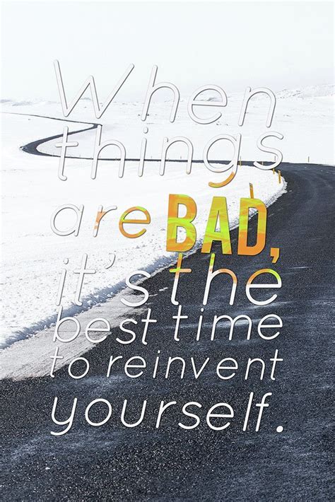 Reinvent Yourself Inspirational Quote Poster Inspirational Quotes