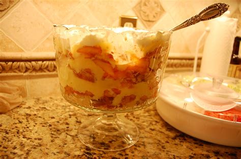 These are some of my family's favorite summer desserts. Peach Bourbon Trifle Recipe