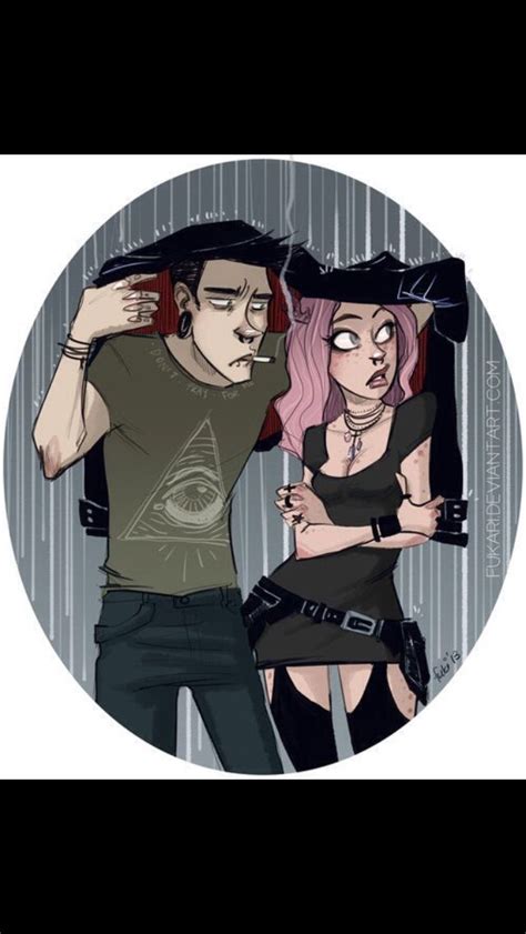 Cool Alternative Punk Goth Couple Drawing By Deviantart Fukari