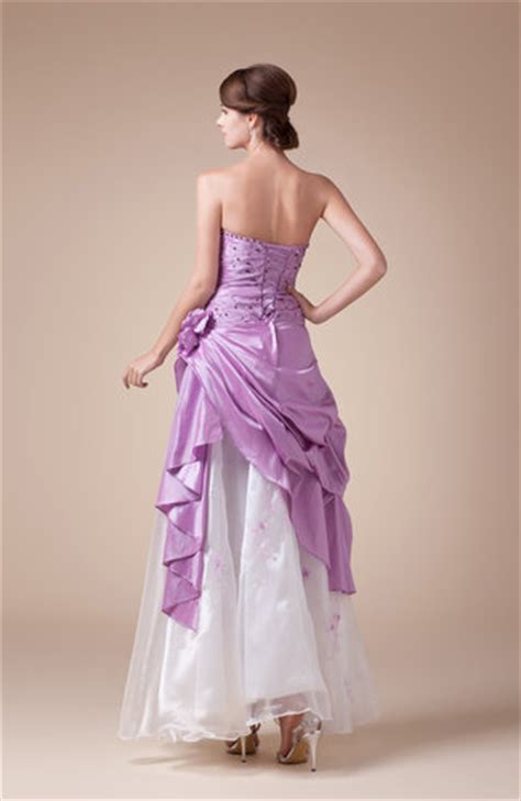 Shop for mauve dress online at target. Mauve Classic A-line Strapless Zip up Taffeta Floor Length ...