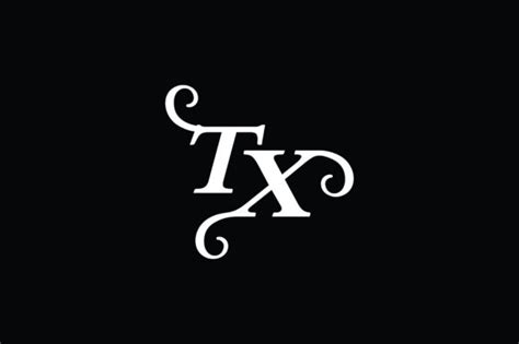 Monogram Tx Logo V2 Graphic By Greenlines Studios · Creative Fabrica