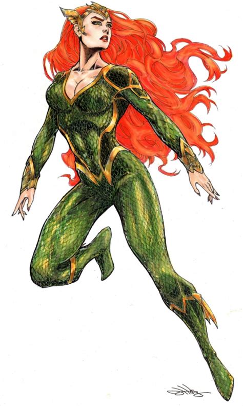 Mera Queen Of Atlantis In Jay Hernandezs Colored Artworks Comic Art