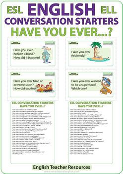 Have you ever...? English Conversation Flash Cards by Woodward Education