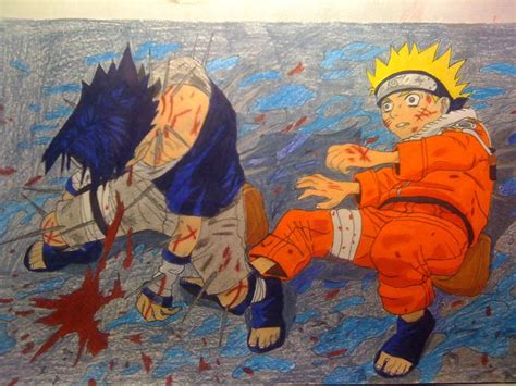 Naruto Uzumaki And Sasuke Uchiha Vs Haku By Theartistnoe On Deviantart