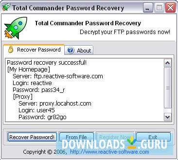 Thank you for downloading total commander. Download Total Commander Password Recovery for Windows 10/8/7 (Latest version 2020) - Downloads Guru