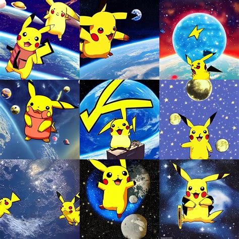 Pikachu Stranded In Space Stable Diffusion Openart