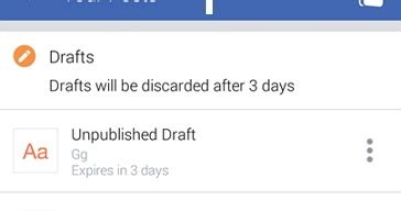 From here you can open or discard any of the unpublished drafts. Where Can I Find My Draft On Facebook Android App? - High Technologies
