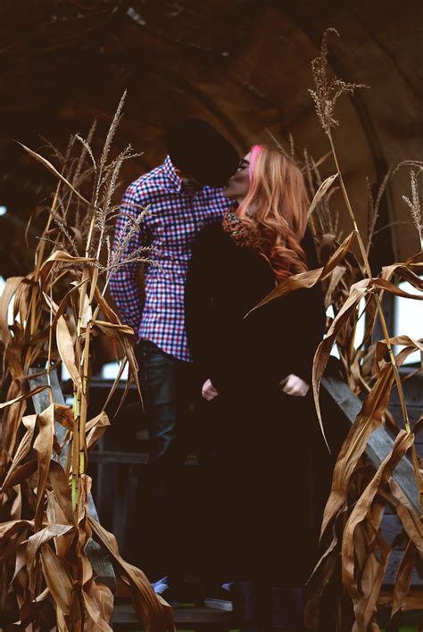 Couple, Couple session, Pumpkin Patch, Kisses, Fall, October, Love, In ...
