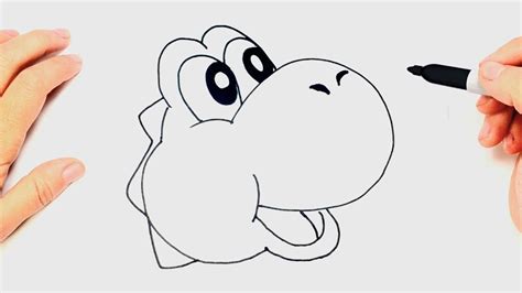 How To Draw Yoshi Yoshi From Mario Bros Easy Draw Tutorial Youtube