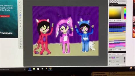 Chibi Slumber Party Speedpaint Youtube