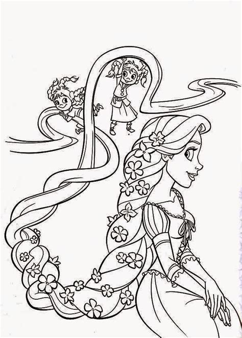 By best coloring pages january 13th 2017. Rapunzel e Enrolados para Colorir e Imprimir | Toda Atual