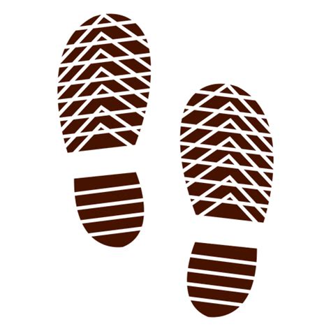 Human Shoes Footprints Silhouette Illustration Transparent Png And Svg