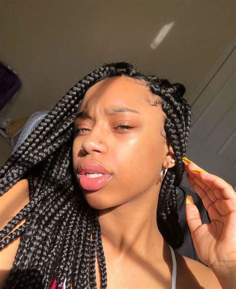 ‼️ follow swaybreezy for more ️🧸 box braids hairstyles braided