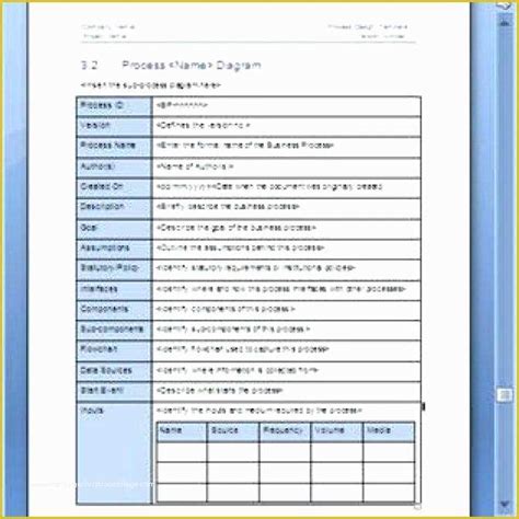 Process Document Template Free Of Process Documentation Why Its Vital