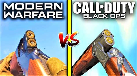 Modern Warfare 2019 Vs Call Of Duty Black Ops 1 — Weapons Comparison