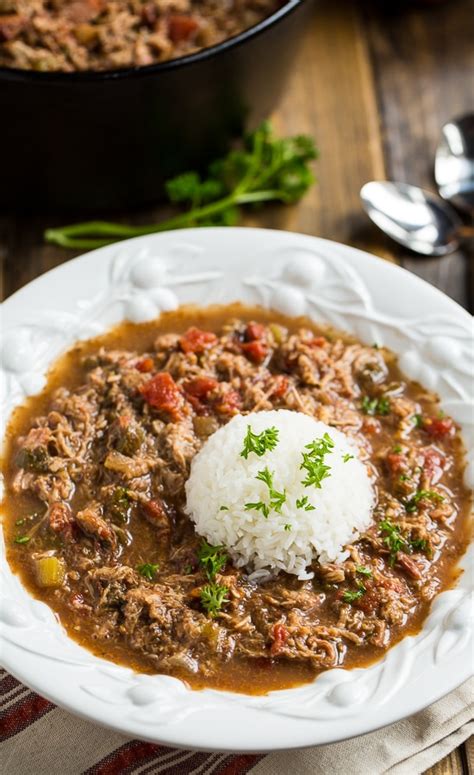 Pulled Pork And Tasso Gumbo Spicy Southern Kitchen
