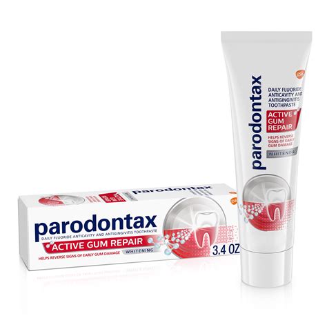 Parodontax Active Gum Repair Whitening Toothpaste Mint Flavor 34 Oz