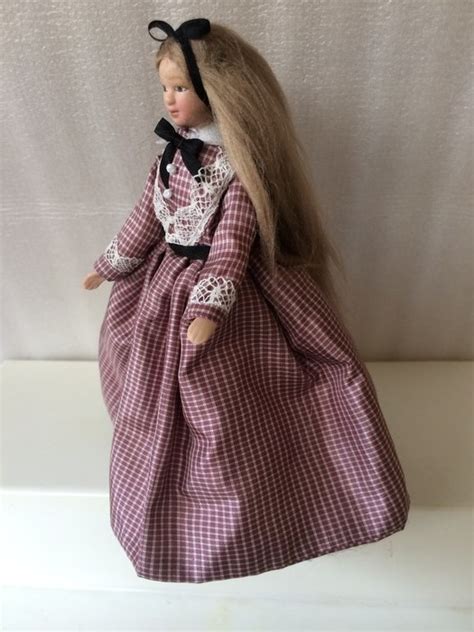 112th Hand Made Porcelain Doll Beth March Little Women Miniature