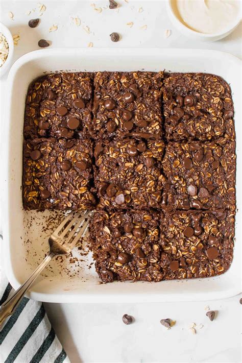 One Bowl Chocolate Baked Oats Get On My Plate