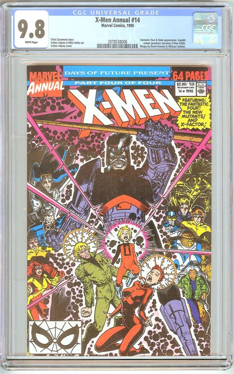 Uncanny X Men Annual 14 Cgc 98 White Pages 1990 2078538006 Gamer