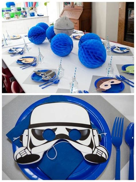 comment dresser une table star wars idée pour un bon anniversaire star wars Theme Star Wars