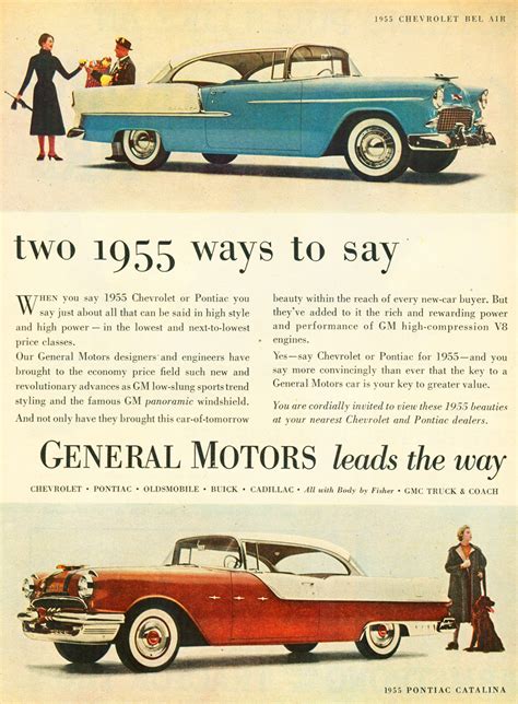 1955 Chevrolet Bel Air Ad Classic Cars Today Online