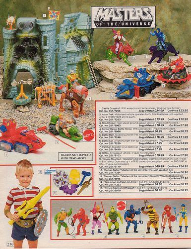 Vintage British Argos 1985 Catalogue Masters Of The Universe Old