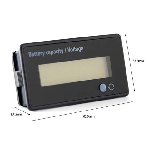 Universal Waterproof V Digital Lcd Display Acid Lead Lithium Battery Capacity Voltage