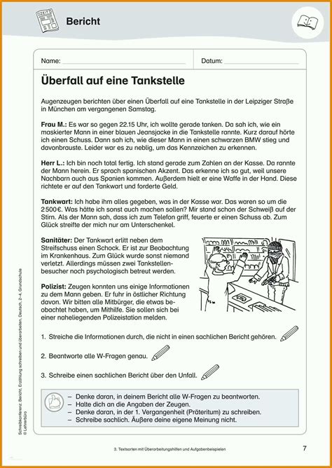 Ideal Bericht Schreiben Vorlage Muster Vorlagen Kostenlos