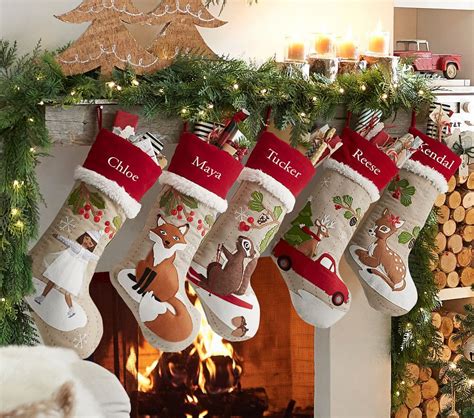 Pottery Barn Stockings Woodland Well Fixed Weblogs Picture Show