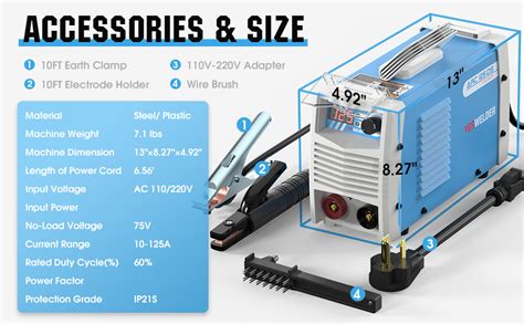 Amazon Yeswelder Large Led Display V Arc Welding Machine