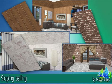 My Sims 4 Blog Sloping Ceiling By Natatanec