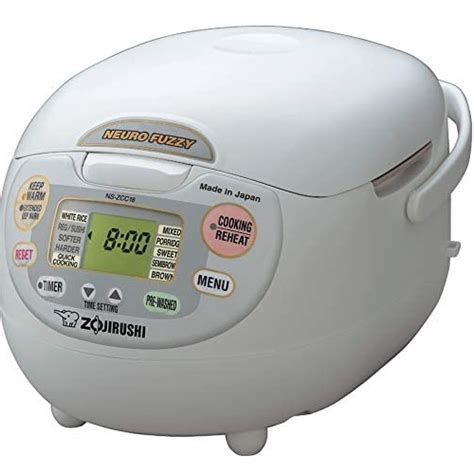 Zojirushi Cups Neuro Fuzzy Rice Cooker And Warmer White Made In