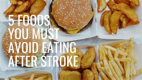 5 Foods Not To Eat After Stroke Recovery After Stroke