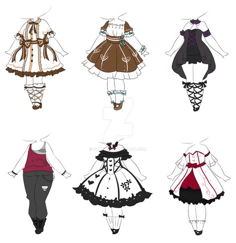 Anime Clothing Reference