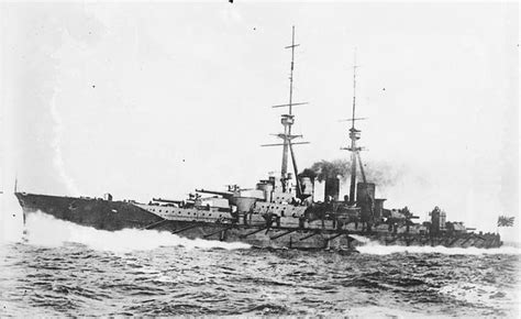 Japanese Battlecruiser Hiei Before Her First Reconstruction Circa
