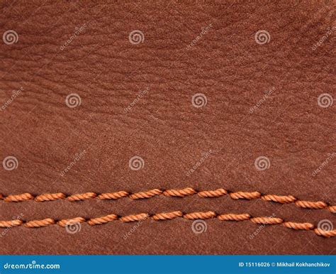 Brown Leather Suede Stock Photo Image Of Flat Macro 15116026
